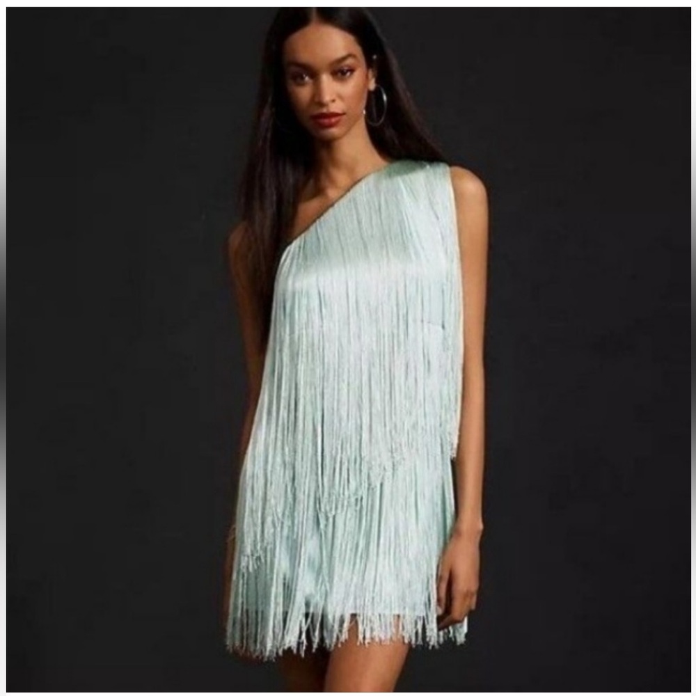 Hutch by Anthropologie fringe dress